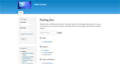 Desktop Screenshot of datalib.edina.ac.uk