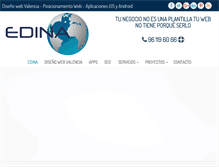 Tablet Screenshot of edina.es