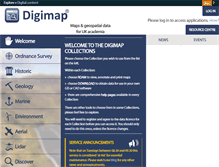 Tablet Screenshot of digimap.edina.ac.uk