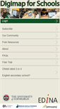 Mobile Screenshot of digimapforschools.edina.ac.uk